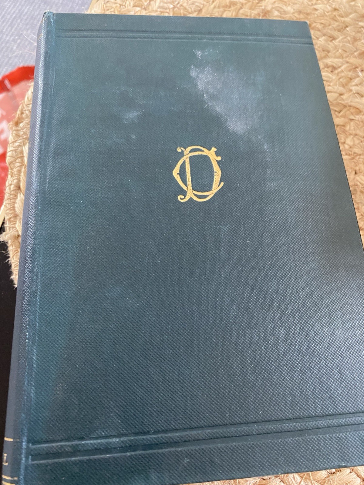 Set of 5 Vintage Antique 1907 Charles Dickens Books