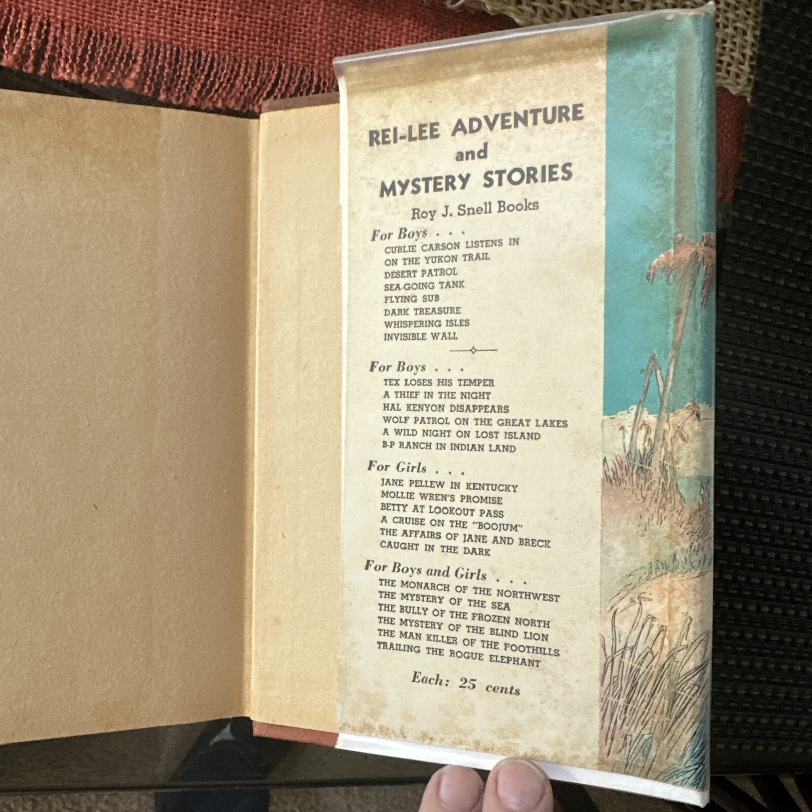 1927 – Whispering Isles By Roy J. Snell – Rare DJ HC Collectors 1st Edition.