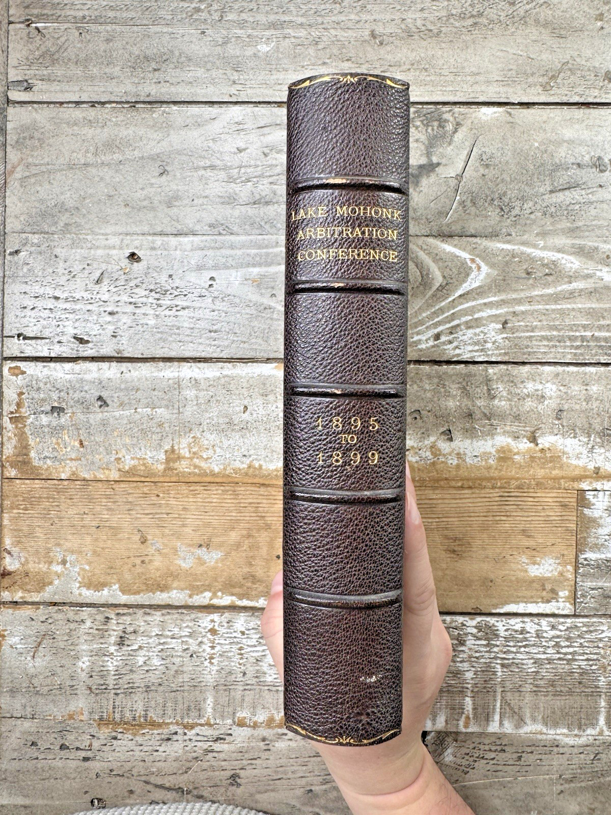 1895-1899 “Report of Annual Meeting of Lake Mohonk….” 2 Signed Photo Plates
