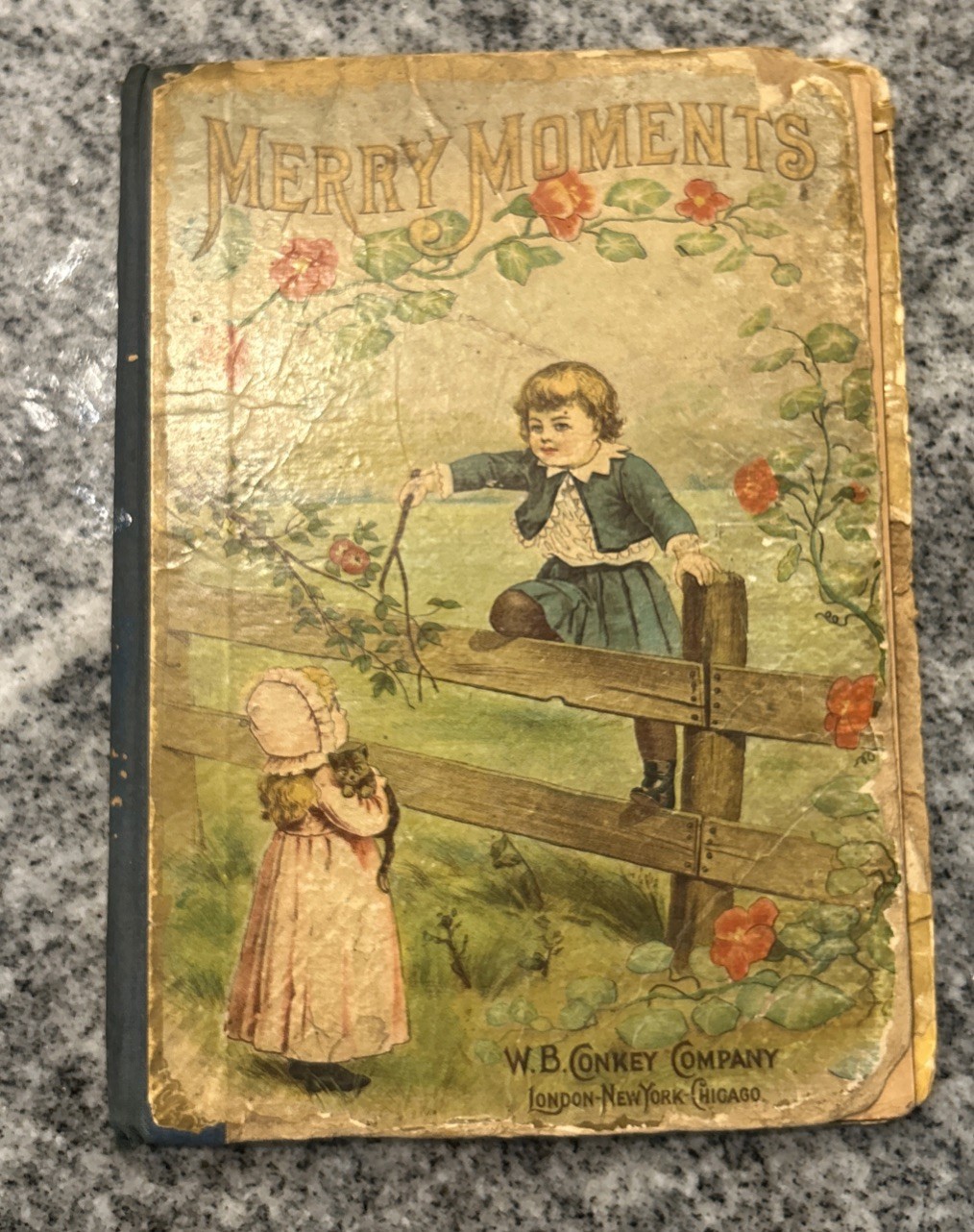 Merry Moments W.B Conkey Company Copyright 1897 London-New York Chicago Vintage