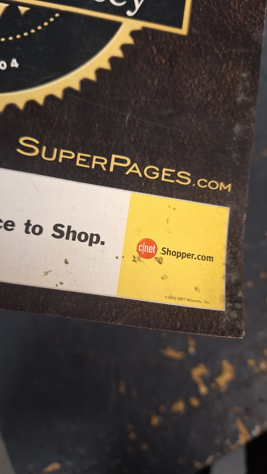 Verizon SuperPages B2B North Jersey Super Pages 2003-2004 Yellow Phone Book