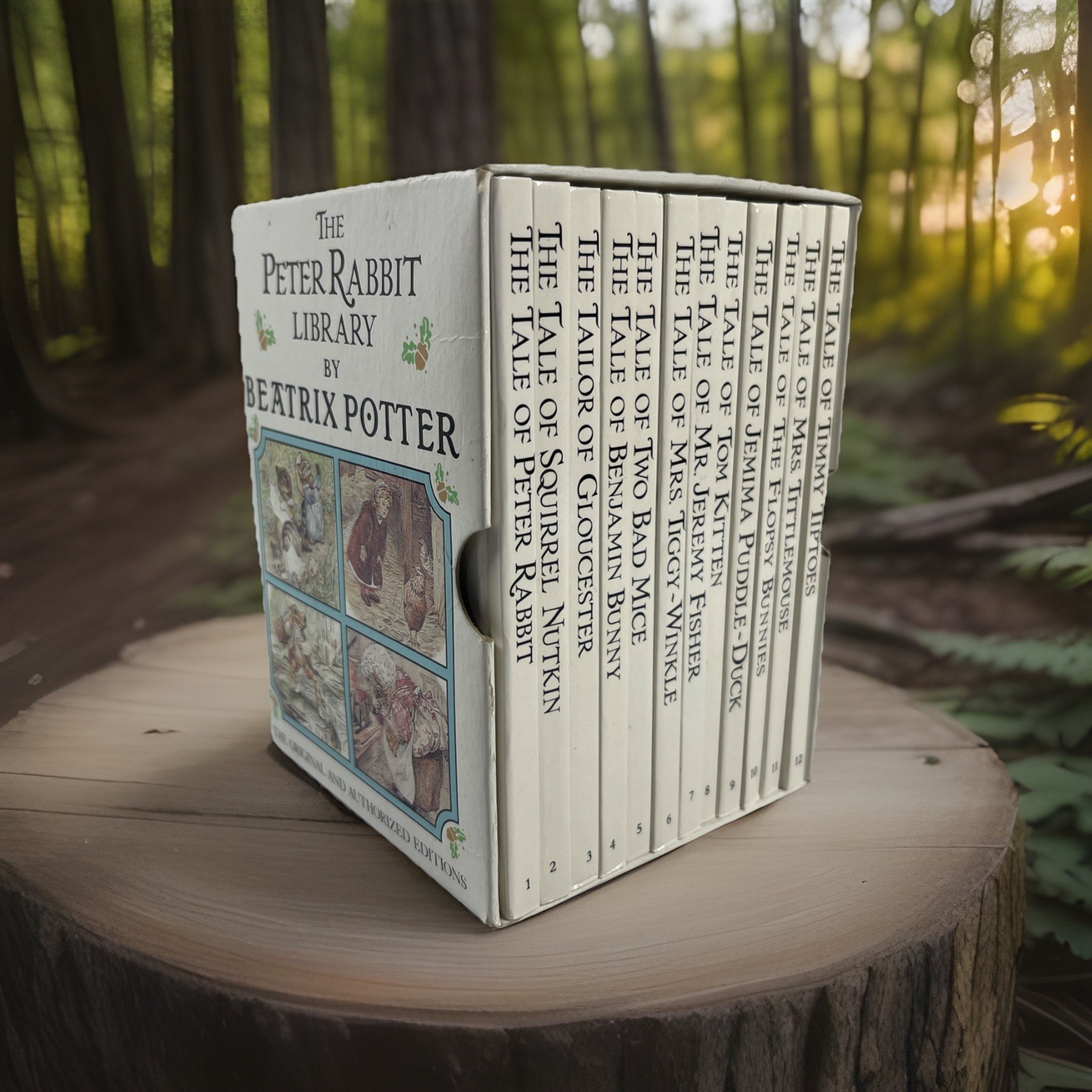 The Peter Rabbit Library by Beatrix Potter 12 Books Boxed Set 1988 illustrated