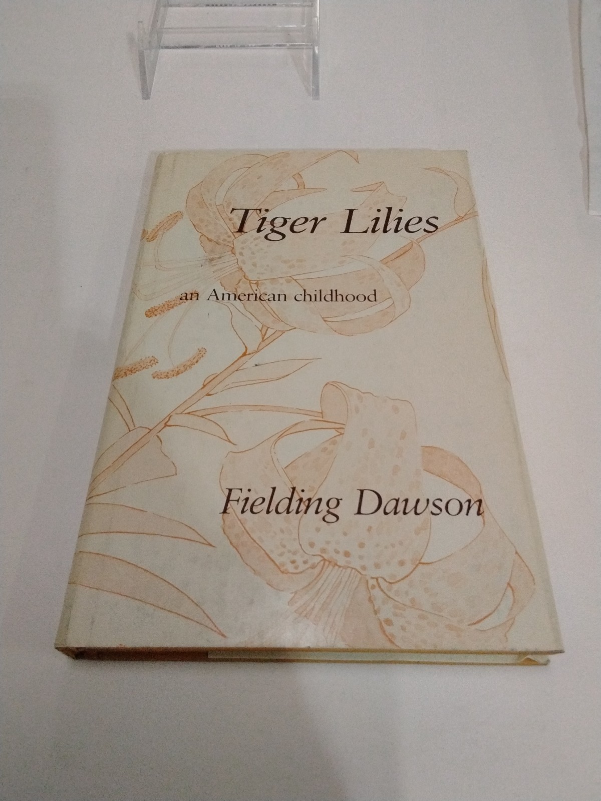 TIGER LILIES, AN AMERICAN CHILDHOOD by FIELDING DAWSON Biog 1940s (1984, SIGNED