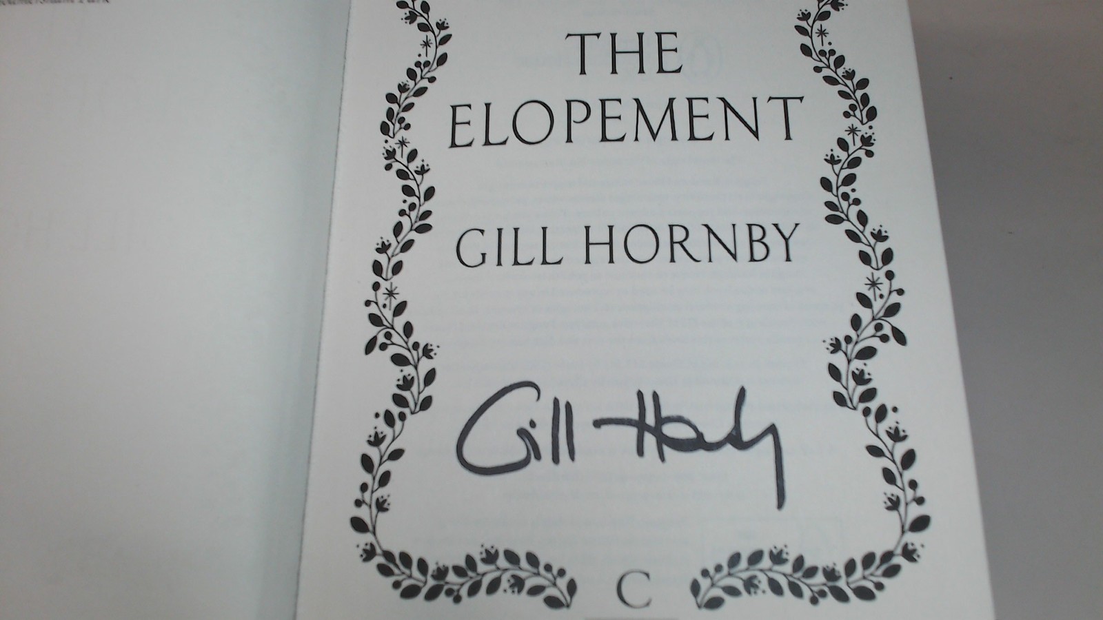 The Elopement (Signed, sparyed edges), Hornby, Gill, Century, 202