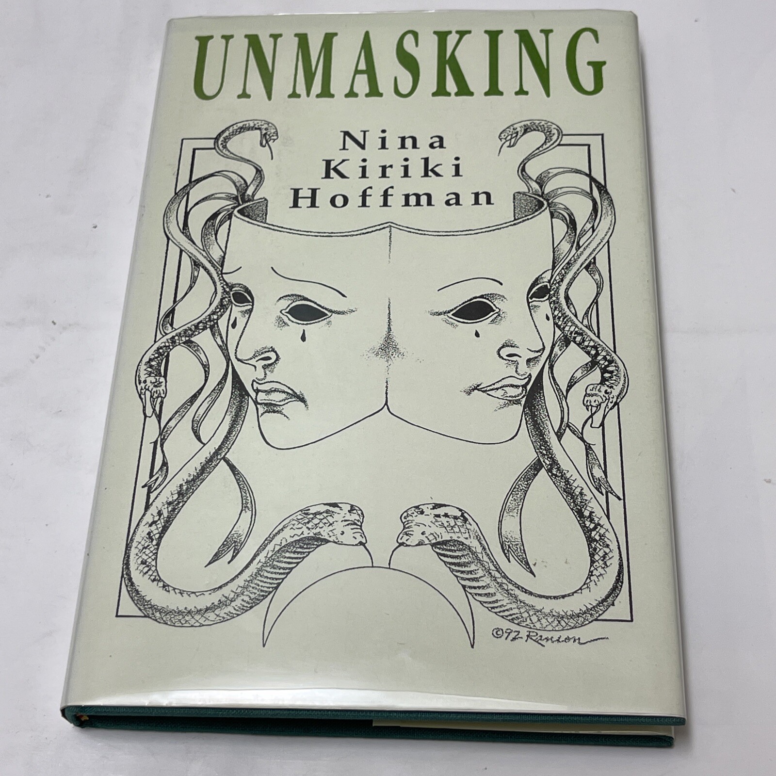 Unmasking Nina Kiriki Hoffman 1992 Axolotl Press Signed Ltd 1st ed. Horror Novel