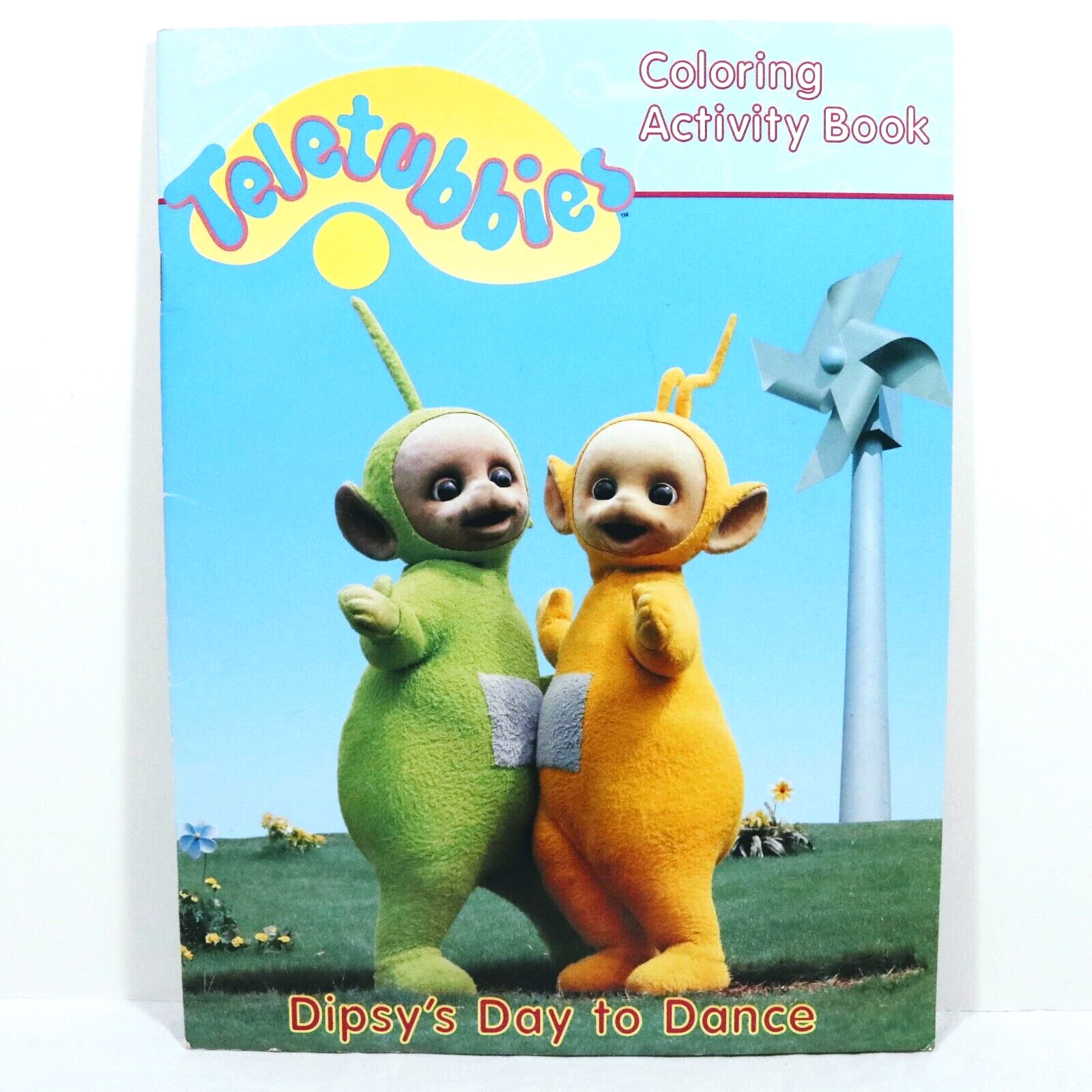 1998 Teletubbies Coloring Activity Book Dipsy’s Day To Dance
