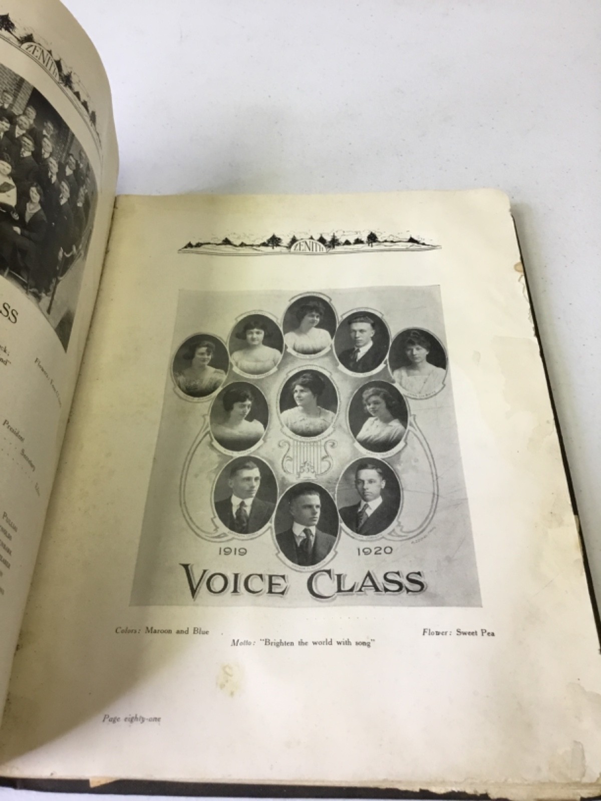 The Zenith Yearbook, David Lipscomb College 1920. Nashville TN