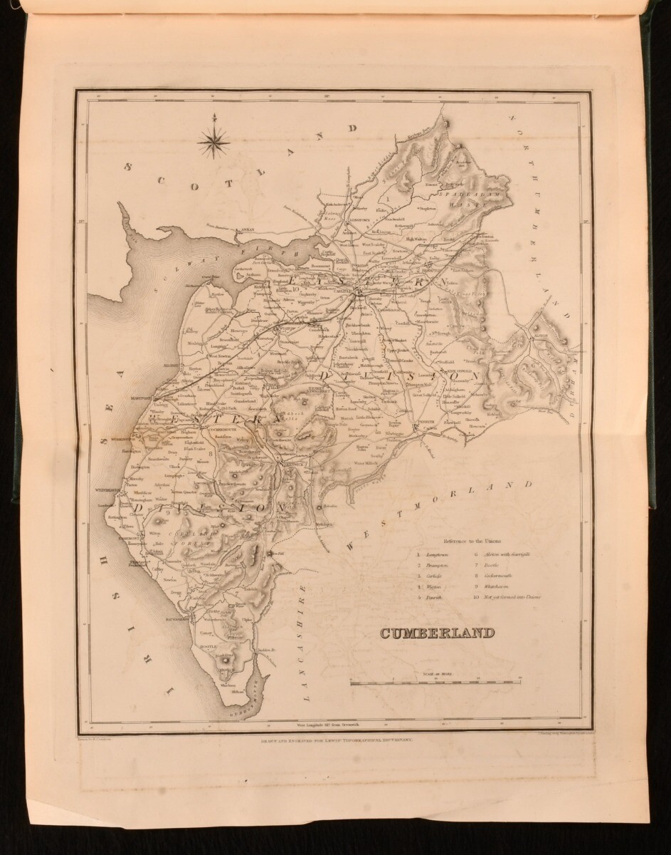 1840 5vol A Topographical Dictionary of England Samuel Lewis Atlas Folding Maps