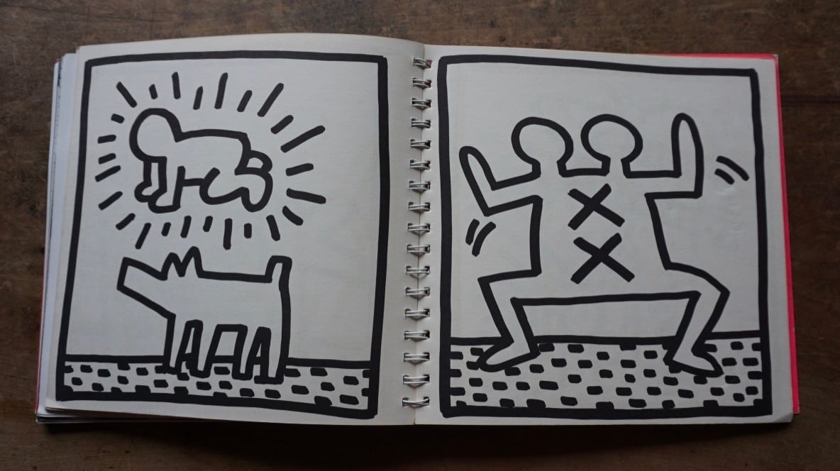 Keith haring “ Tony Shafrazi Gallery 1982 “ Exhibition Catalog Made in USA