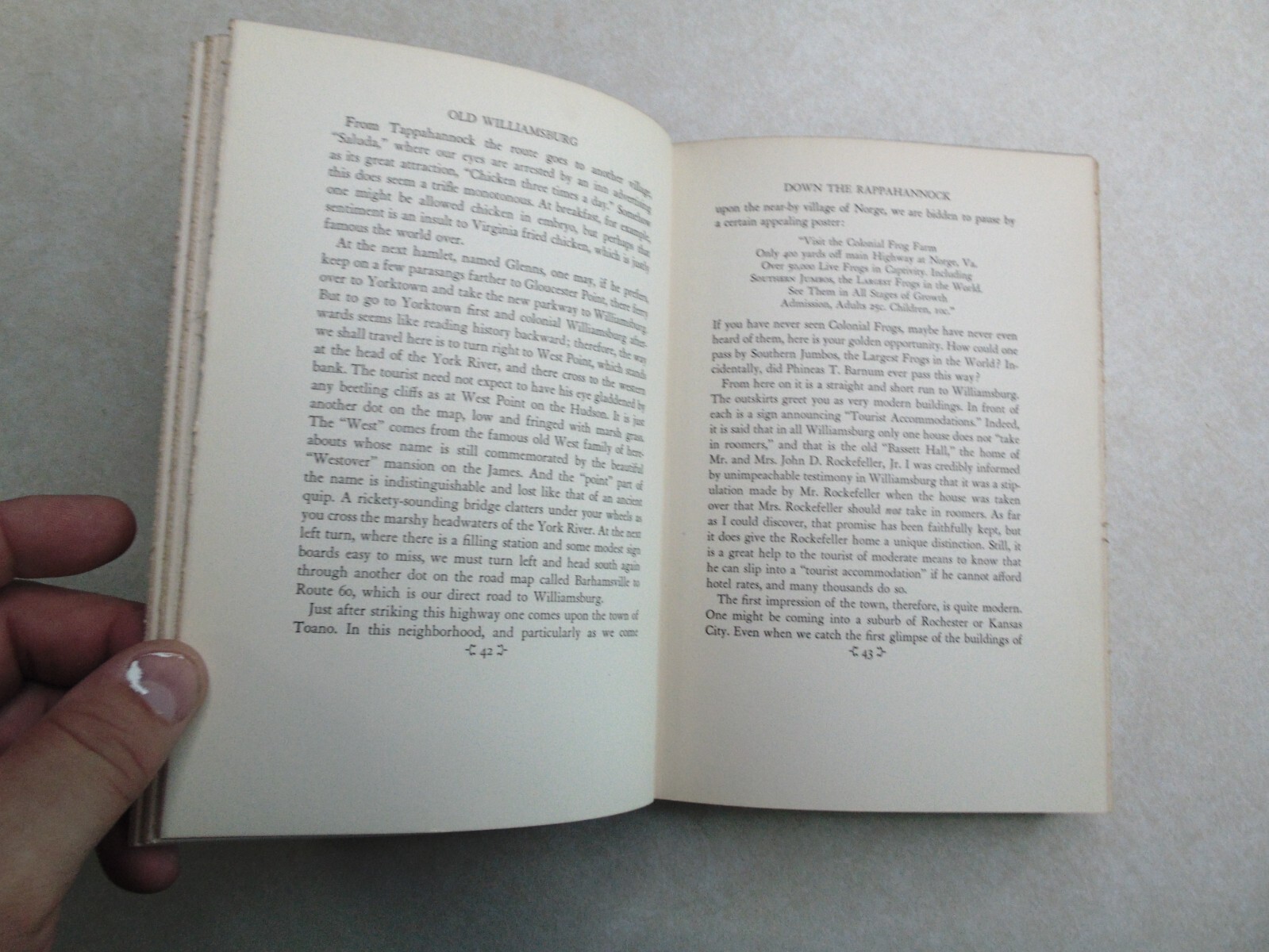 Old Williamsburg William Oliver Stevens 1938 1912 HC Book OC5