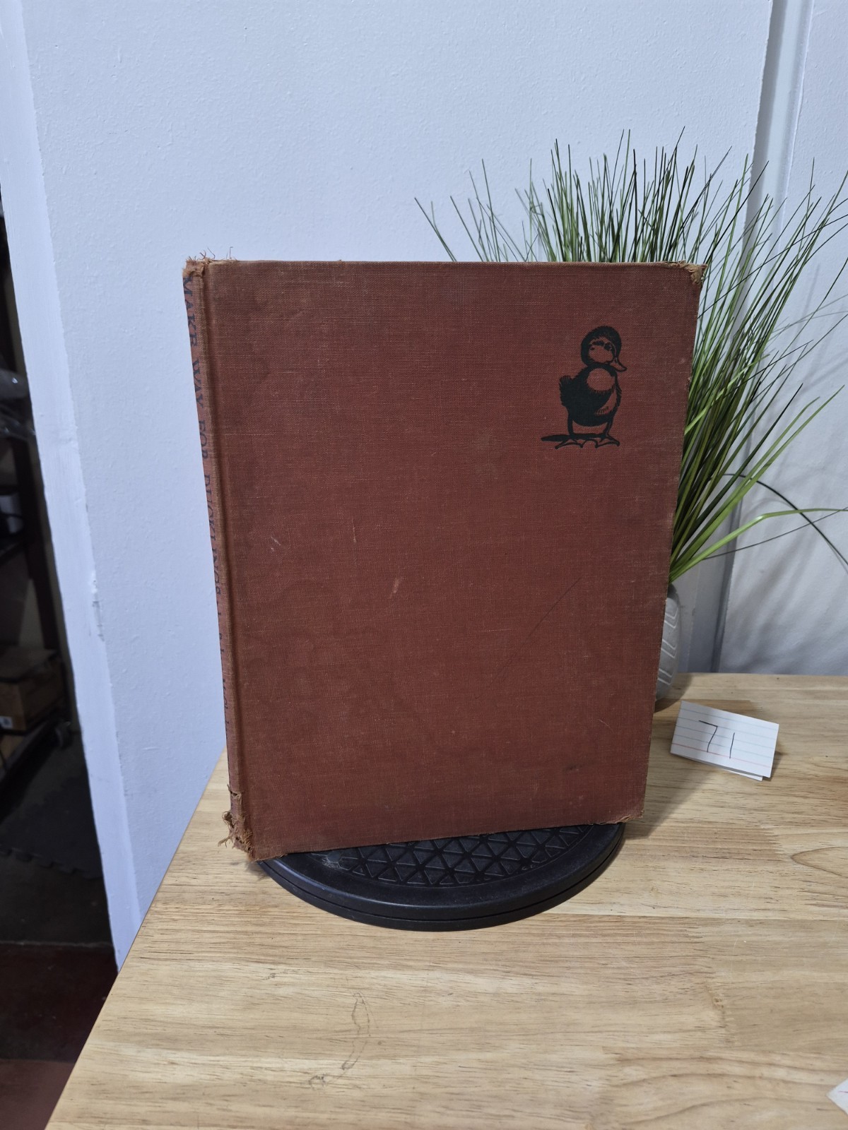 Make Way For Ducklings Robert McCloskey 6th printing 1945 FLAWS