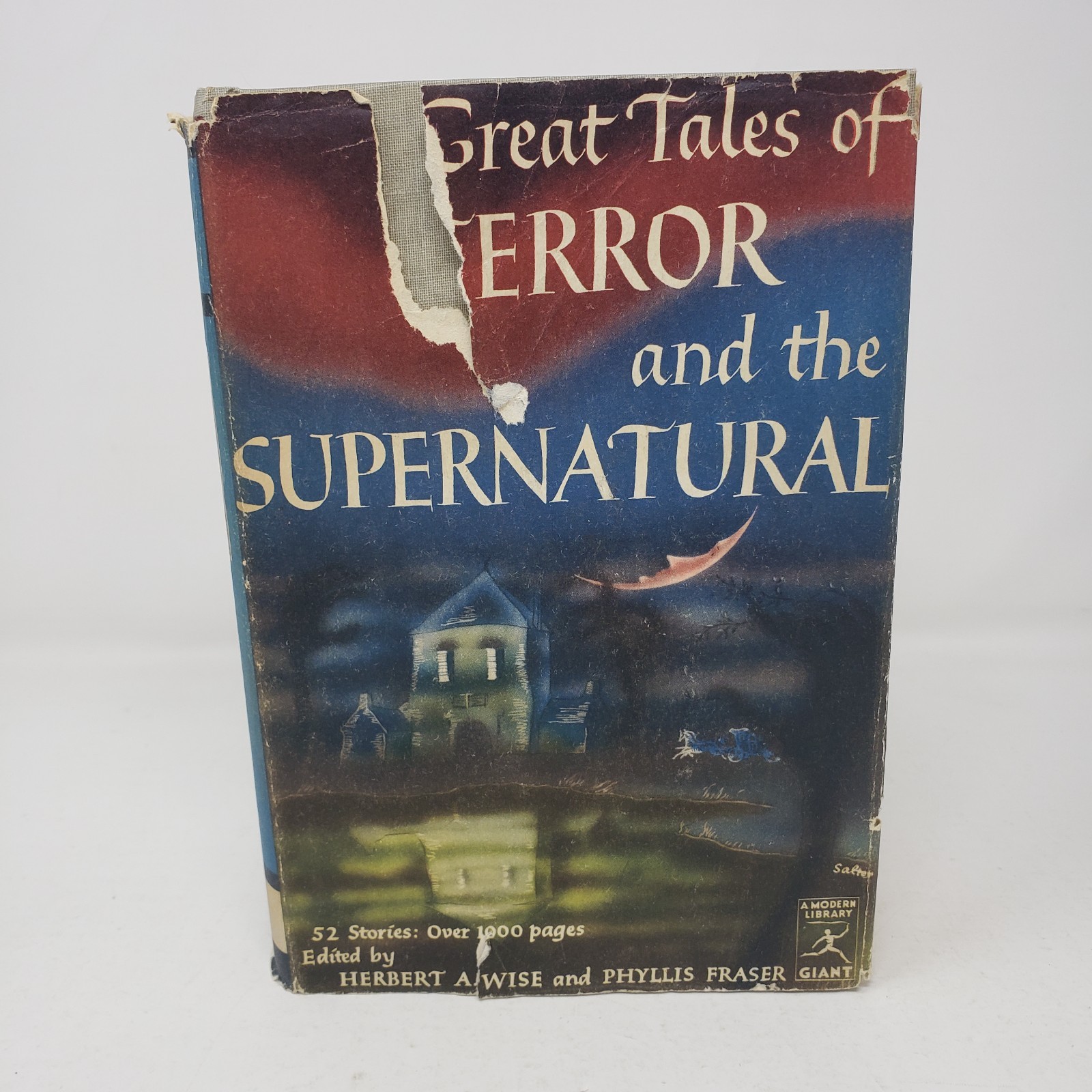 Great Tales of Terror and the Supernatural by Herbert Wise (Modern Lib G72 1944)