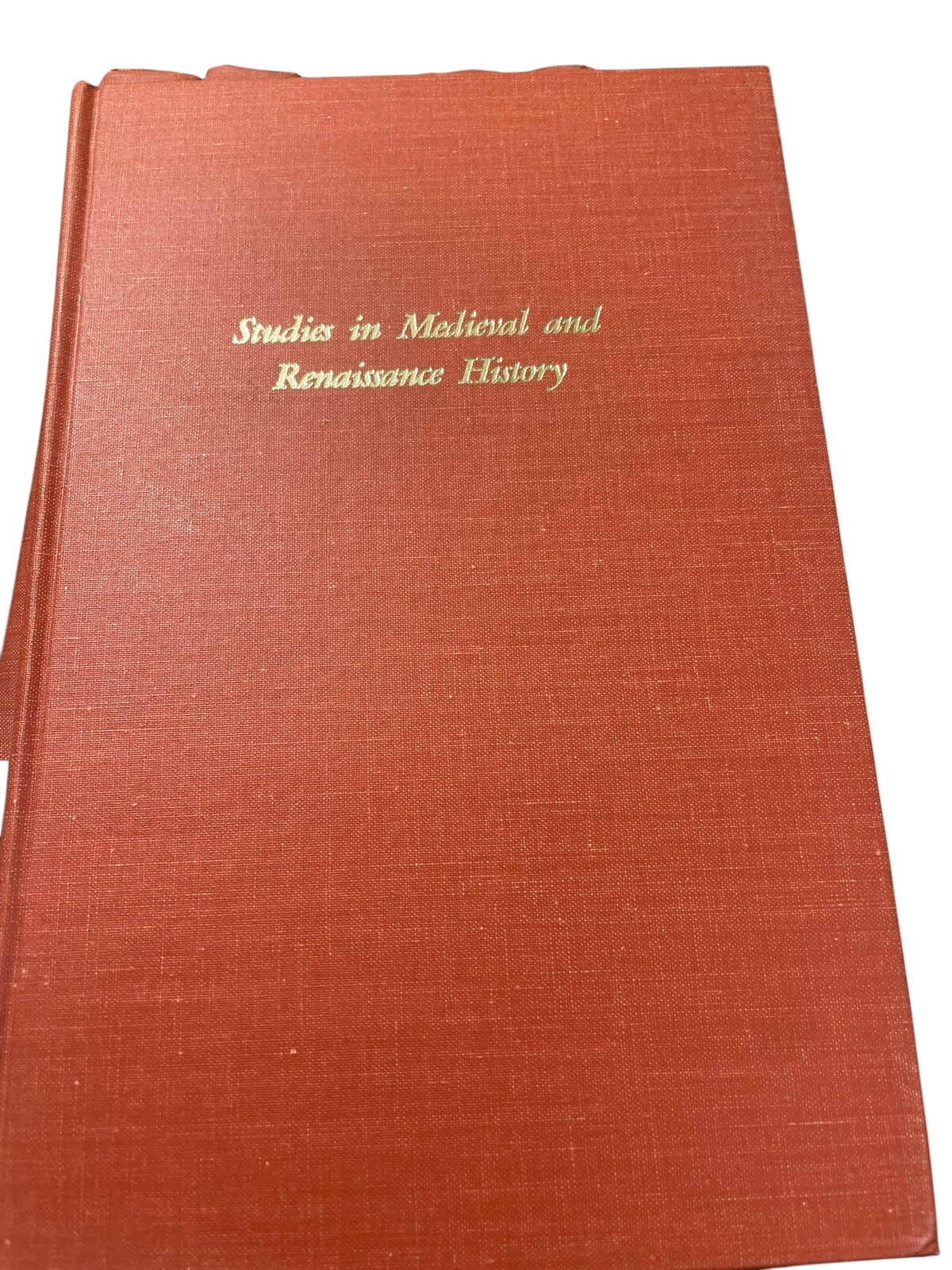 Studies In Medieval And Renaissance History 10 Volume Set Nebraska Press