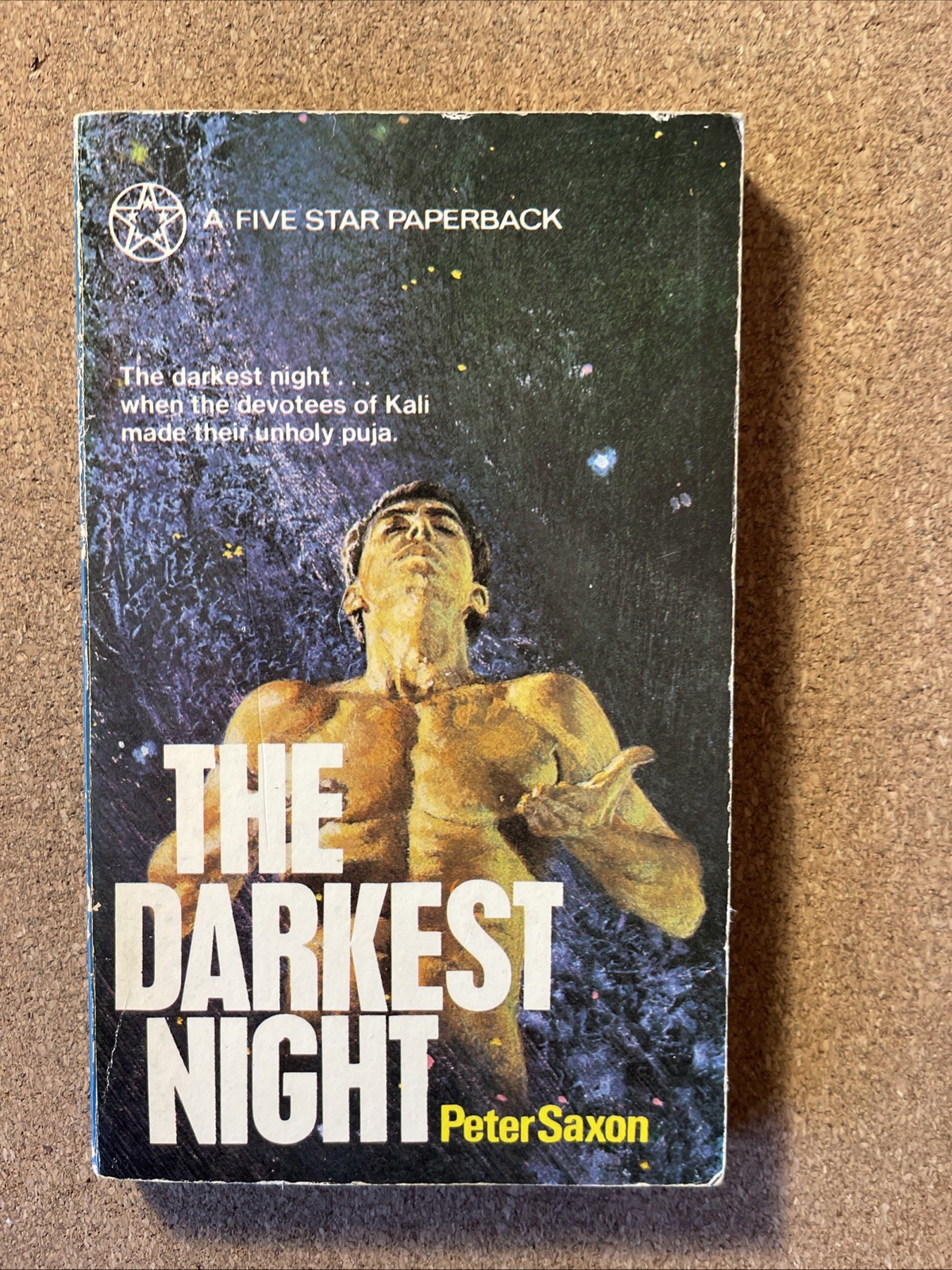 The Darkest Night By Peter Saxon G to VG, UK Paperback 1976