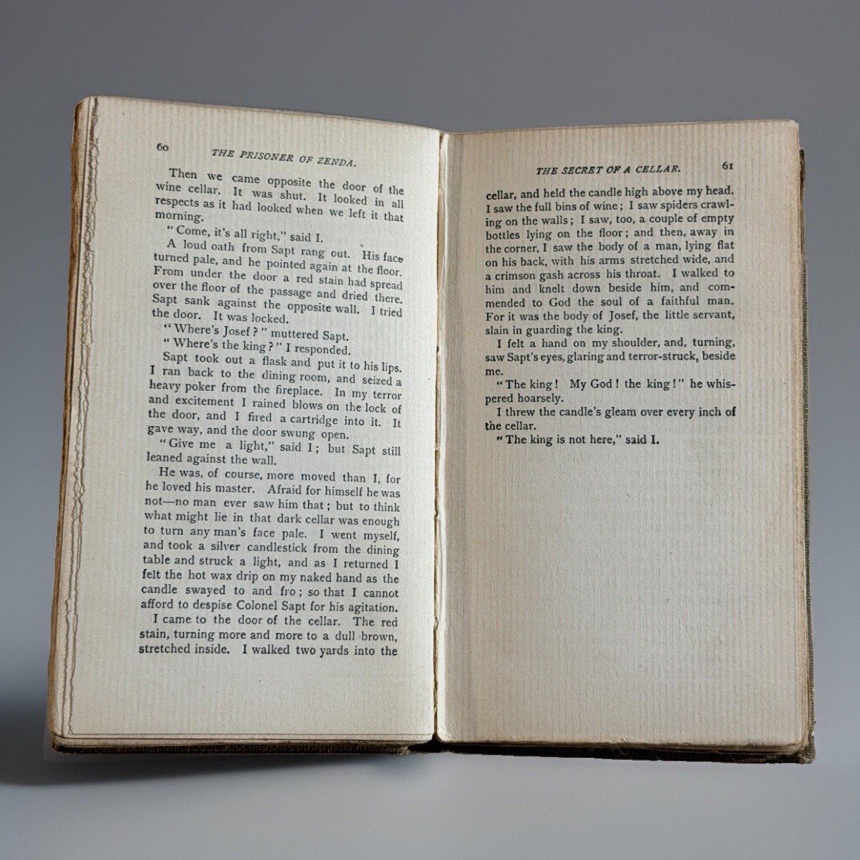 The Prisoner of Zenda Anthony Hope 1896 Henry Holt Early HC Illustrated