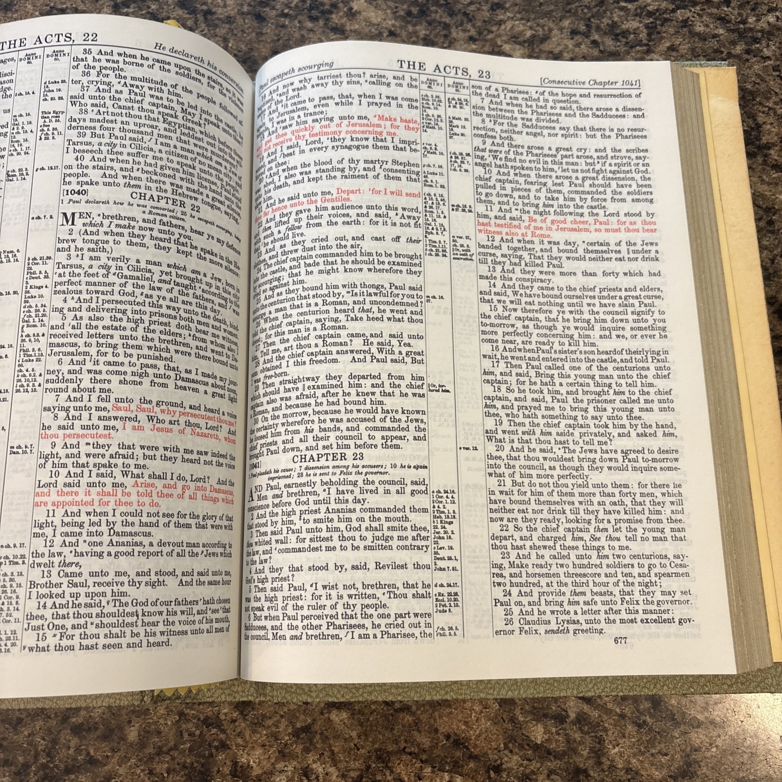 Bible 1971 Heirloom Master Reference Edition Red Letter Pictorial Hardcover