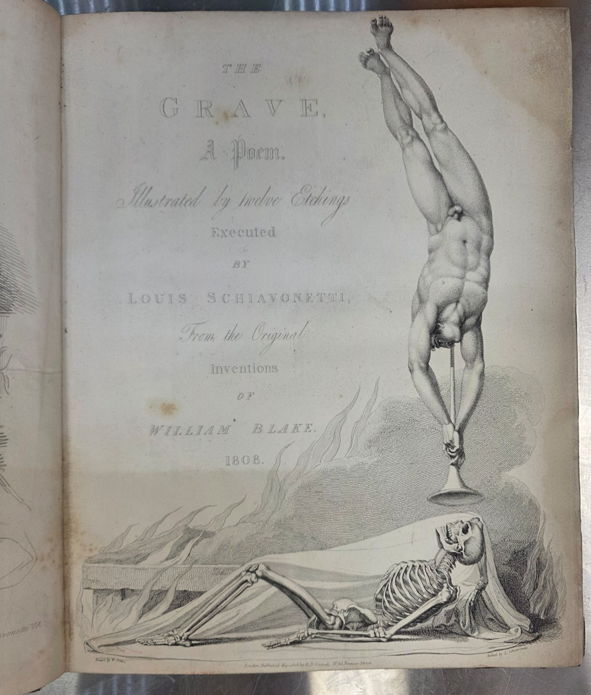 Robert BLAIR (William Blake). The Grave. 1808 – FIRST EDITION
