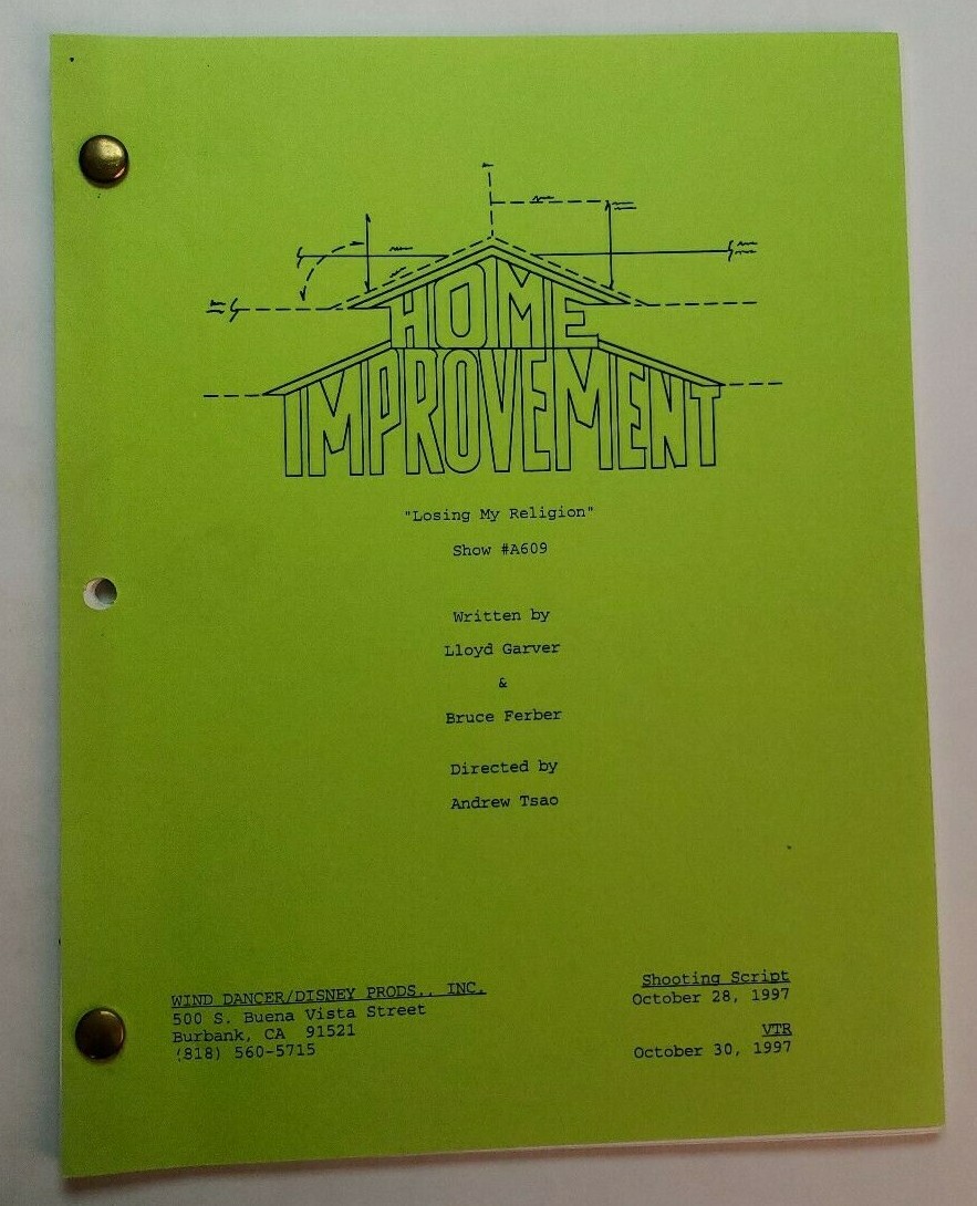 HOME IMPROVEMENT / Lloyd Garver & Bruce Ferber 1997 Script, „Losing My Religion“
