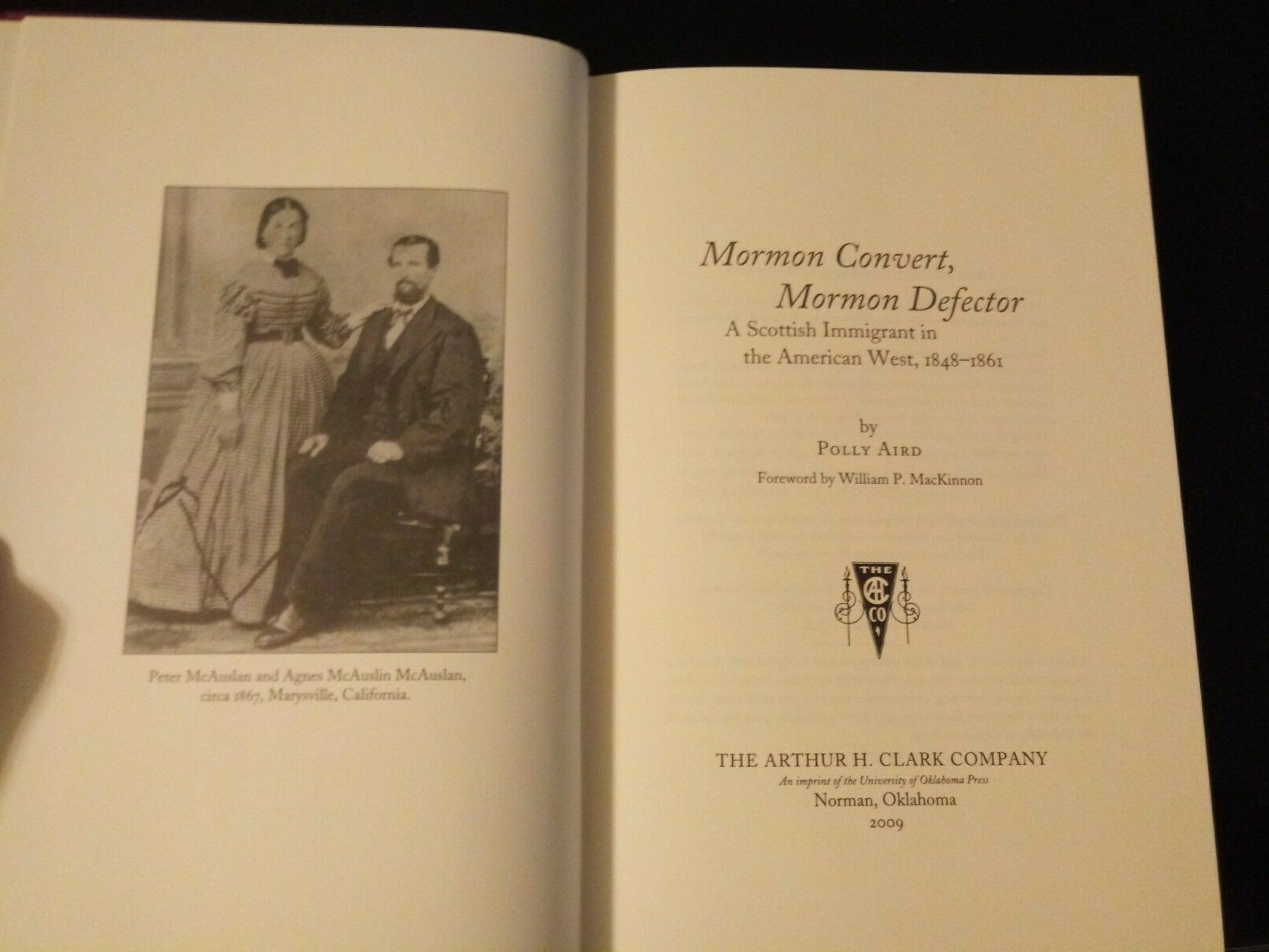 Mormon Convert, Mormon Defector Scottish Immigrant in the American West HC 2009
