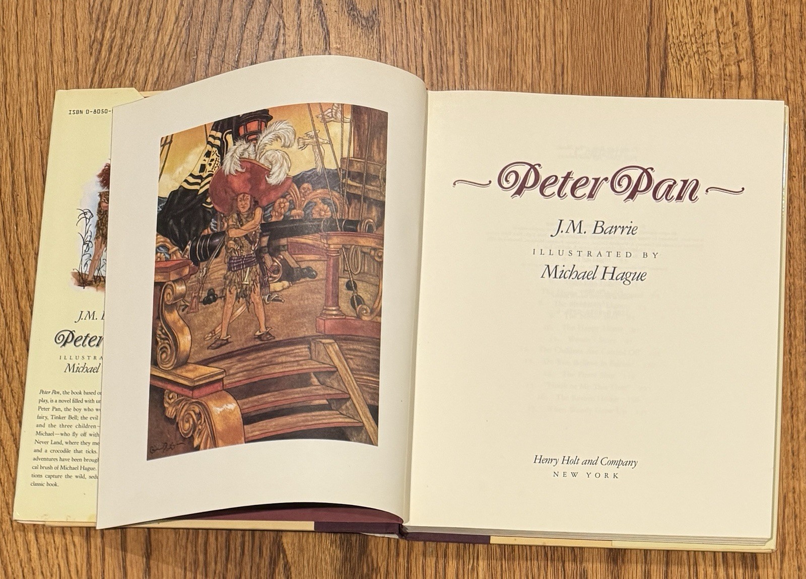 First Edition First Print 1987 Peter Pan J.M. Barrie & Michael Hague HC/ DJ