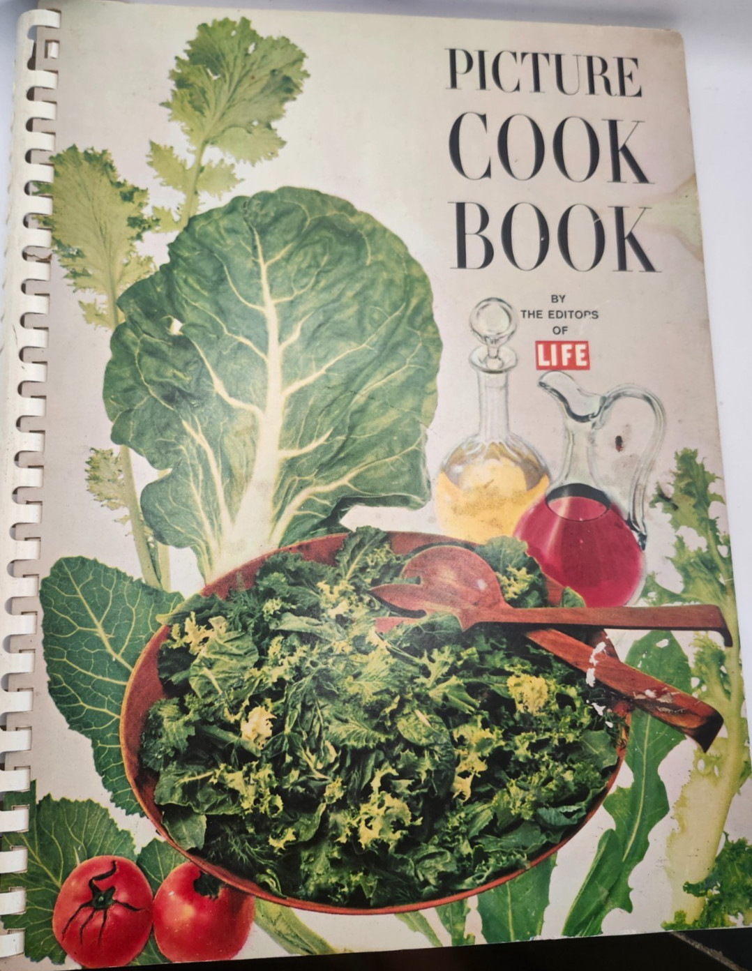 Picture Cookbook by Life Editors 1961 Spiral-Bound Vintage Cookbook with Photos
