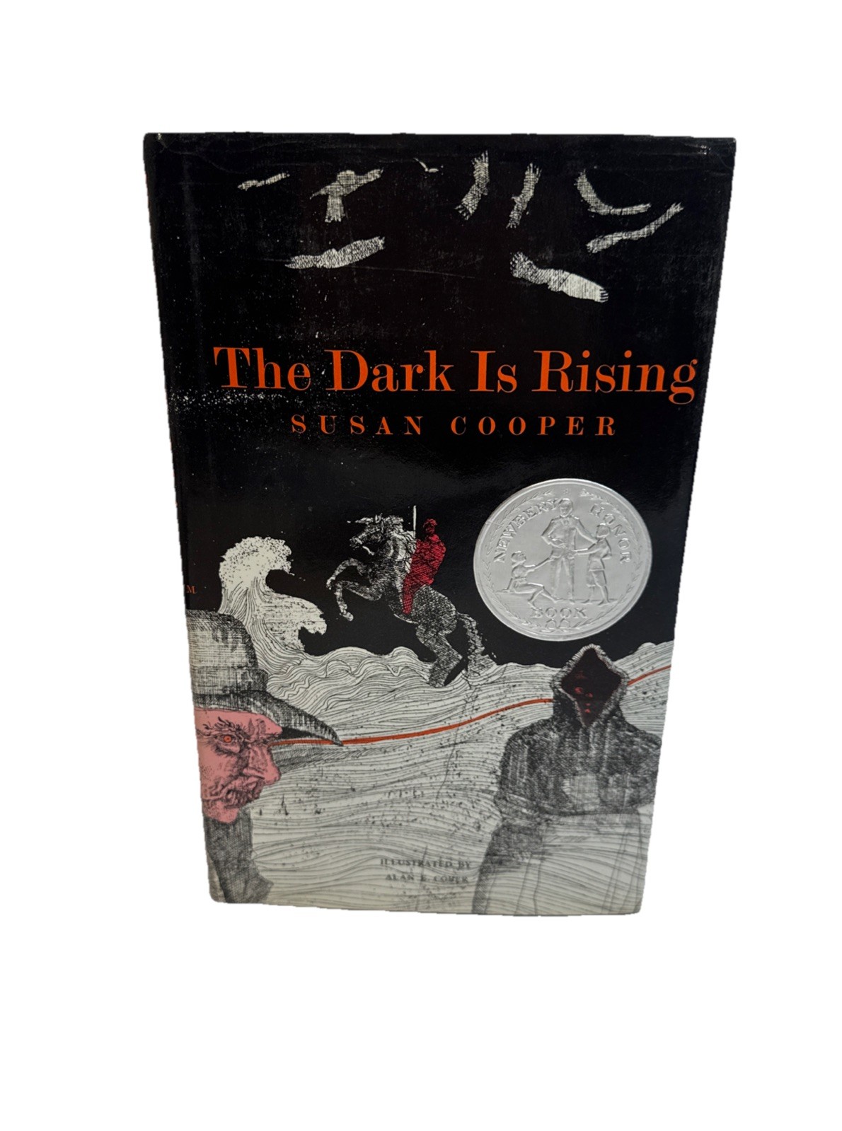 Susan Cooper The Dark Is Rising 1973 Hardcover 17th Print w/ Newbery Honor DJ