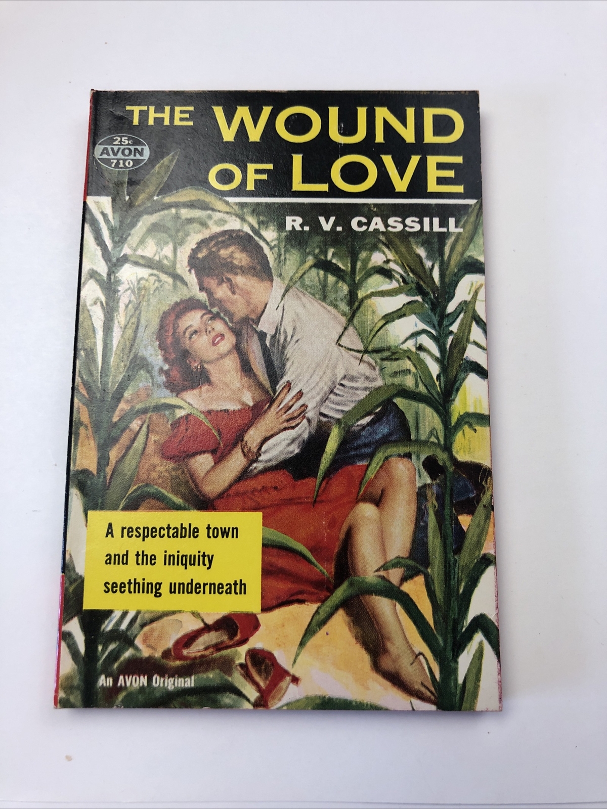 Vtg 1950s R V Cassill Wound of Love Avon 710 Mystery Marital Conflict GGA Pulp