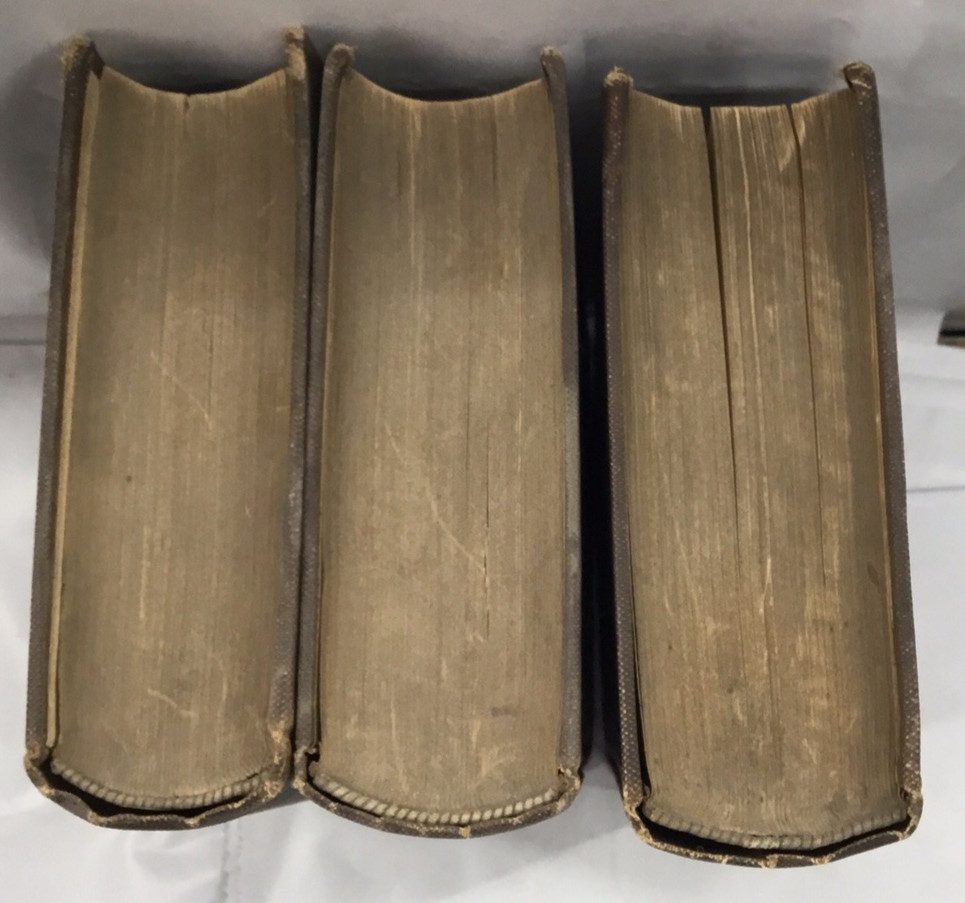 Macaulay Critical Historical & Miscellaneous Essays & Poems 3 Volumes HC 1888