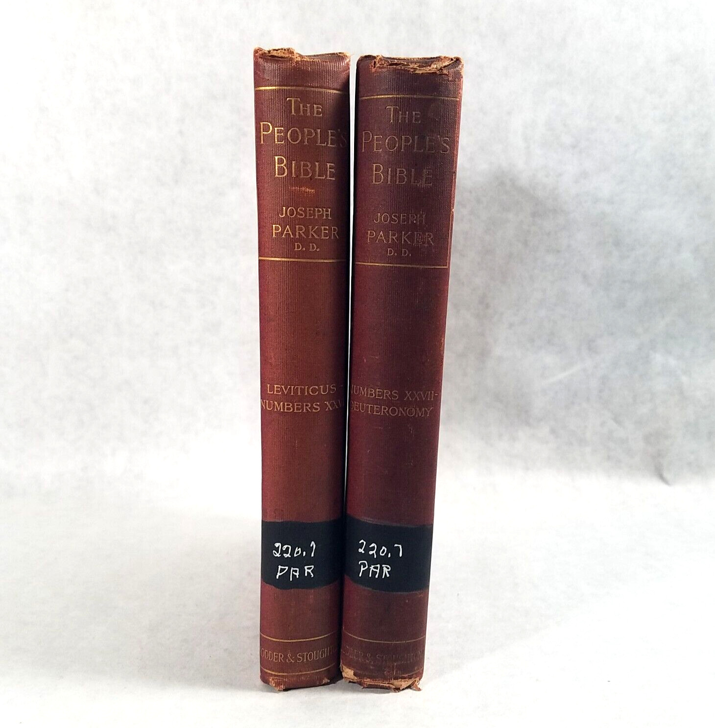 The People’s Bible Vol 3 & 4 Leviticus – Deuteronomy – 1896 by Joseph Parker HC