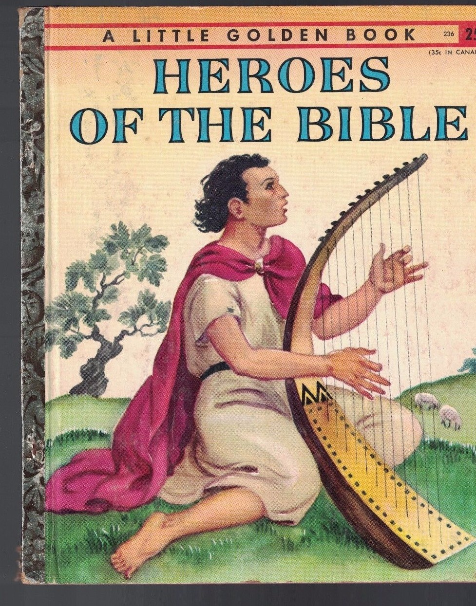 Heroes of the Bible Little Golden Book 236 Jane Werner Watson 1st Print