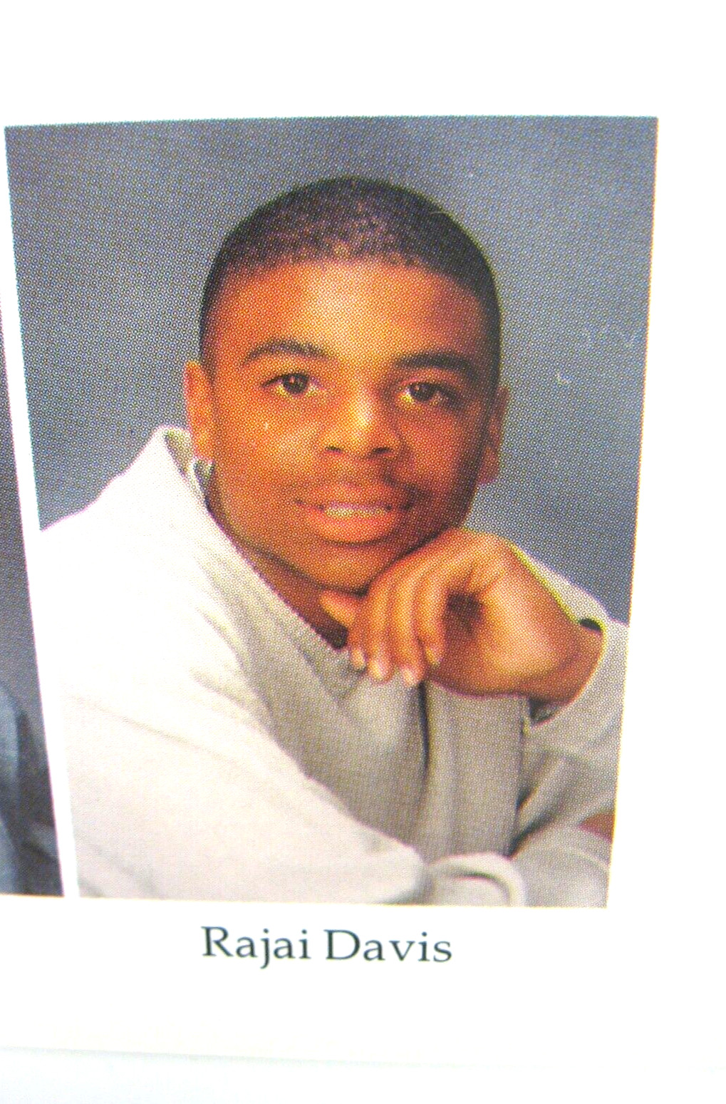 Rajai Davis (MLB) in 1999 Clipper, New London High Sch., New London CT Yearbook