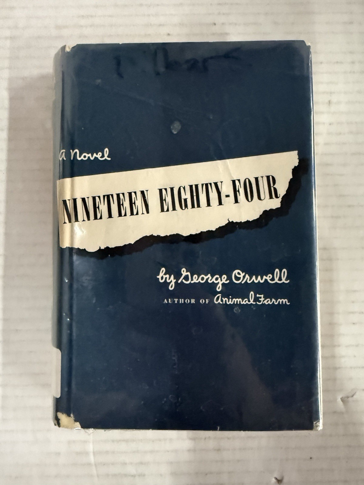 Nineteen-Eighty Four, George Orwell, First Edition 24th Printing ex-lib