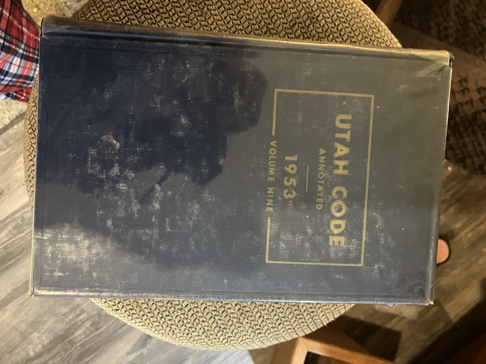 7 Pc Utah Code Annotated 1953 Volume 1-4 & 6,8,9 Old Law books W/ Supplements