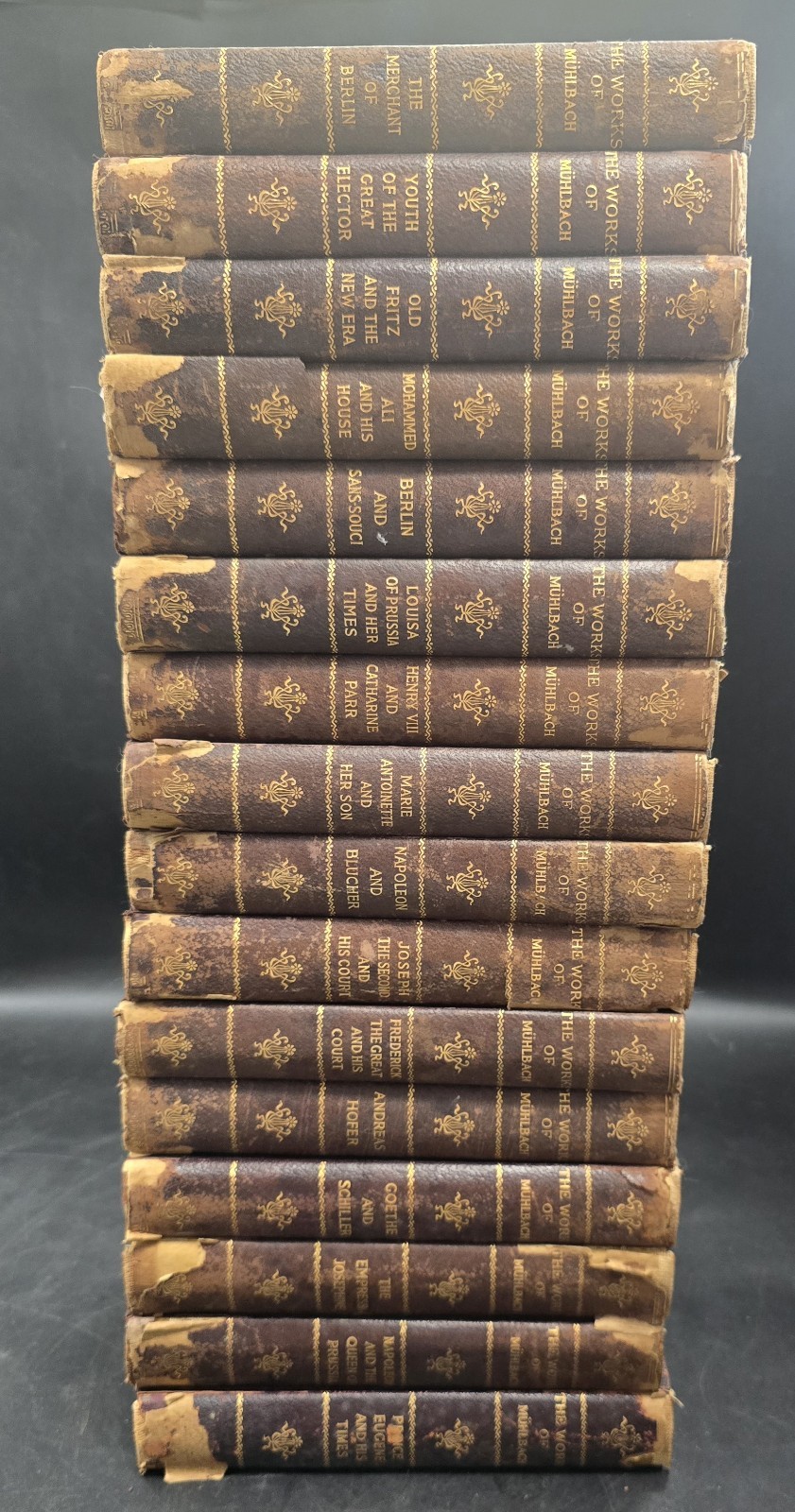 Antique Lot Of 16 Works Of L. Muhlbach 1915