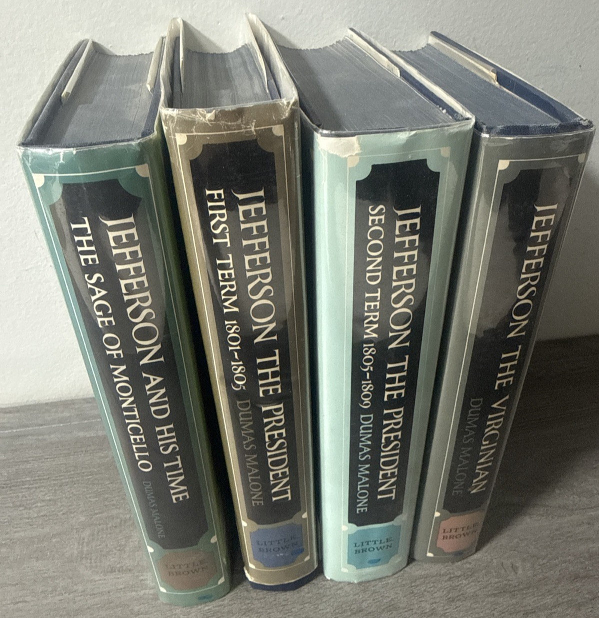 Jefferson and His Time by Dumas Malone President Virginian Mixed Lot BOOKS vtg