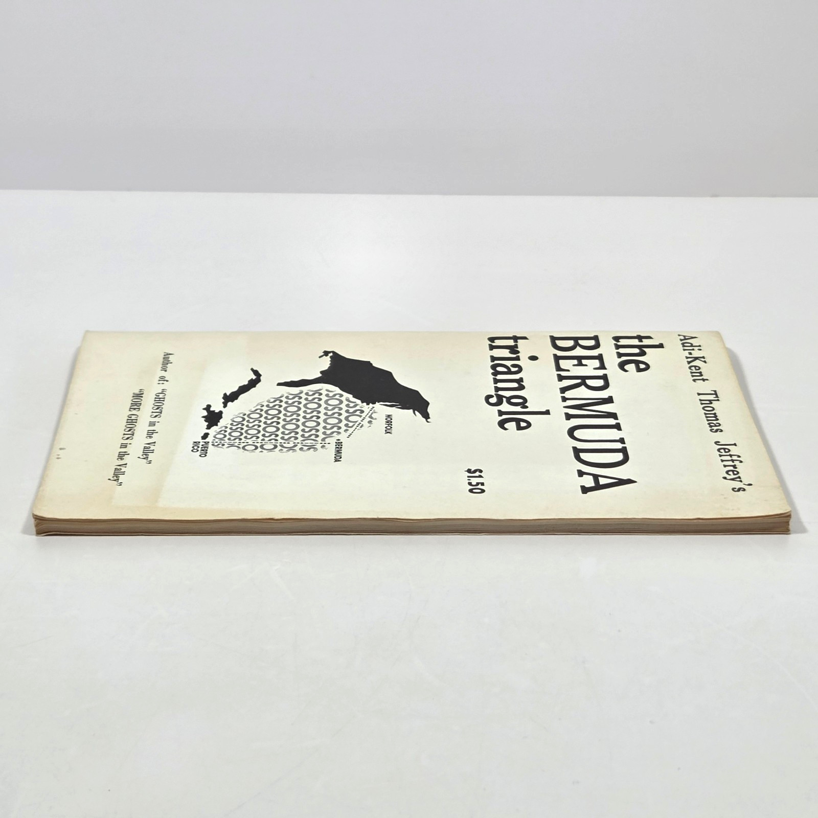 SIGNED 1973 1st Ed The Bermuda Triangle Adi-Kent Thomas Jeffrey Autograph