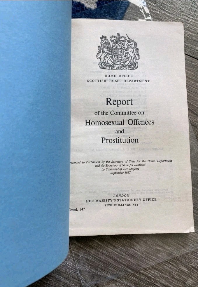 ORIGINAL „Wolfenden Report“, 1957, Gay LGBT EXCELLENT CONDITION