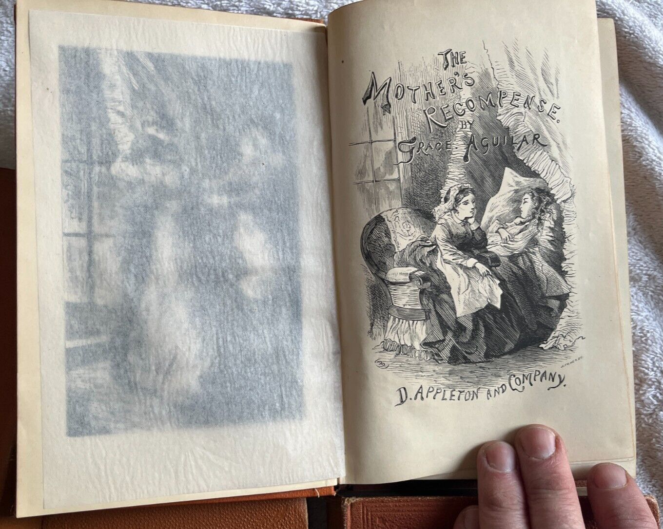 4 Grace Aguilar books set D. Appleton 1871-75 Home Scenes, Woman’s Friendship +