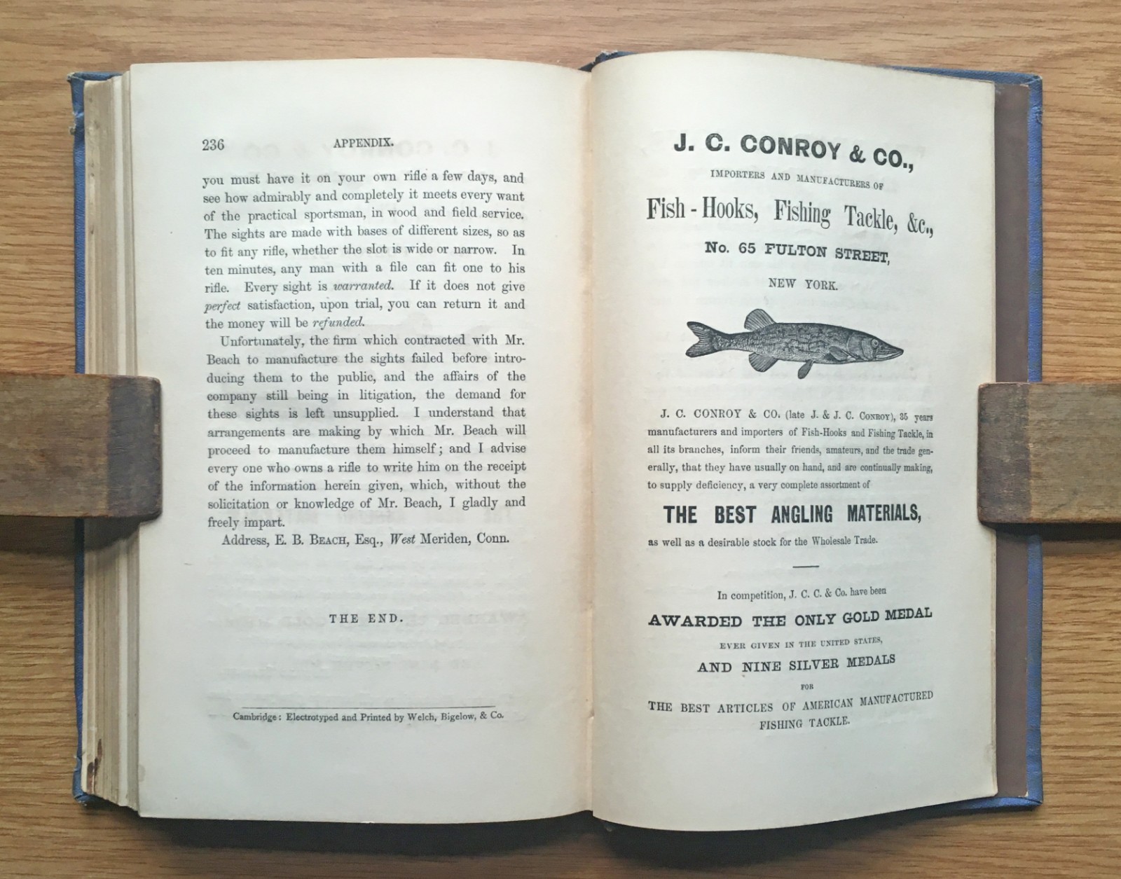 William Henry Harrison Murray, Adventures In The Wilderness, 1st Ed, 1869