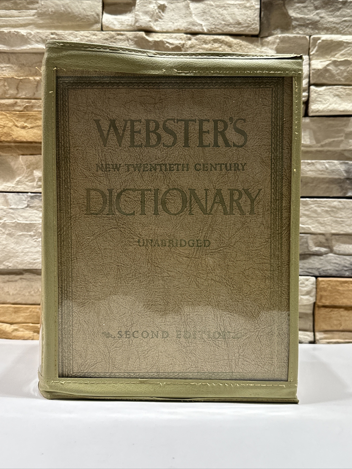 Webster’s New Twentieth Century Dictionary Unabridged Second Ed 1964 Dust Jacket