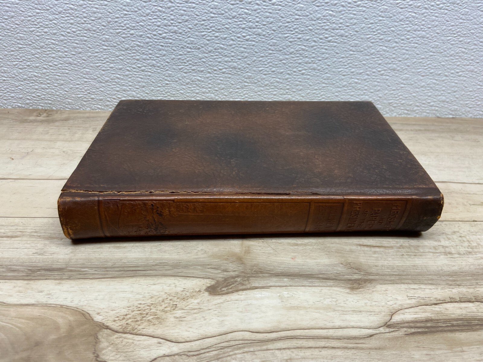 1897 A Compilation Of Messages And Papers Of The Presidents Vol.7 Leather Cover