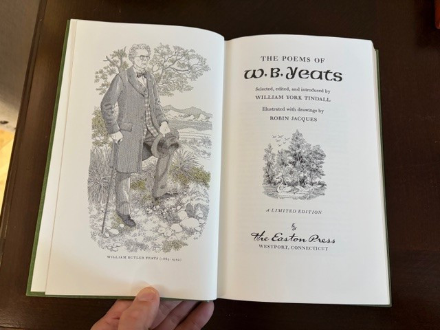 2-Volume Leather Library: George Eliot Mill on the Floss + W.B. Yeats Poems — Ea
