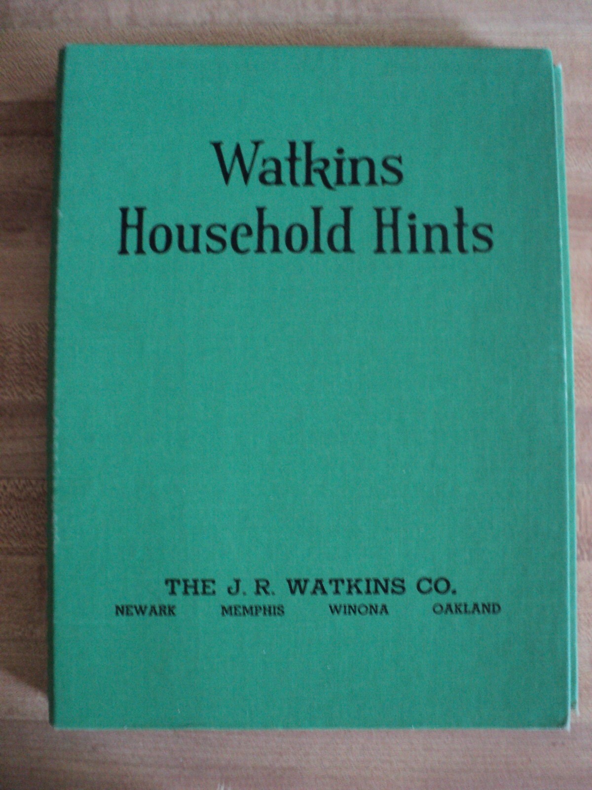 Vintage Watkins Household Hints Copyright 1941 The J.R. Watkins Co Elaine Allen