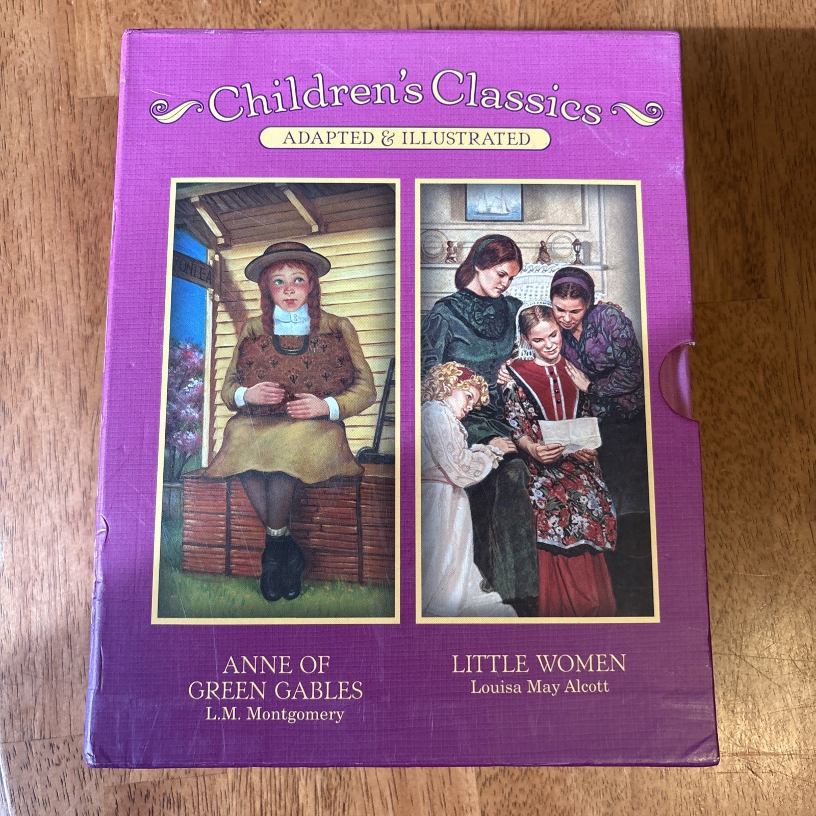 Childrens Classics Adapted and Illustrated Box Set Of 4 Hardcover Books