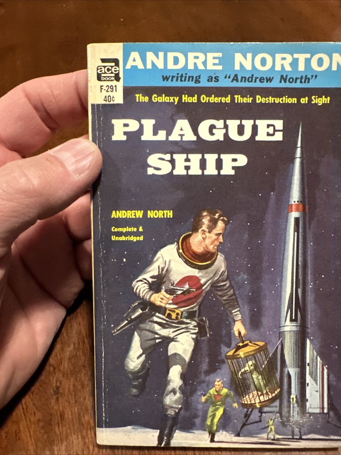 Plague Ship By Andrew North Vintage Paperback 1956 Science Fiction