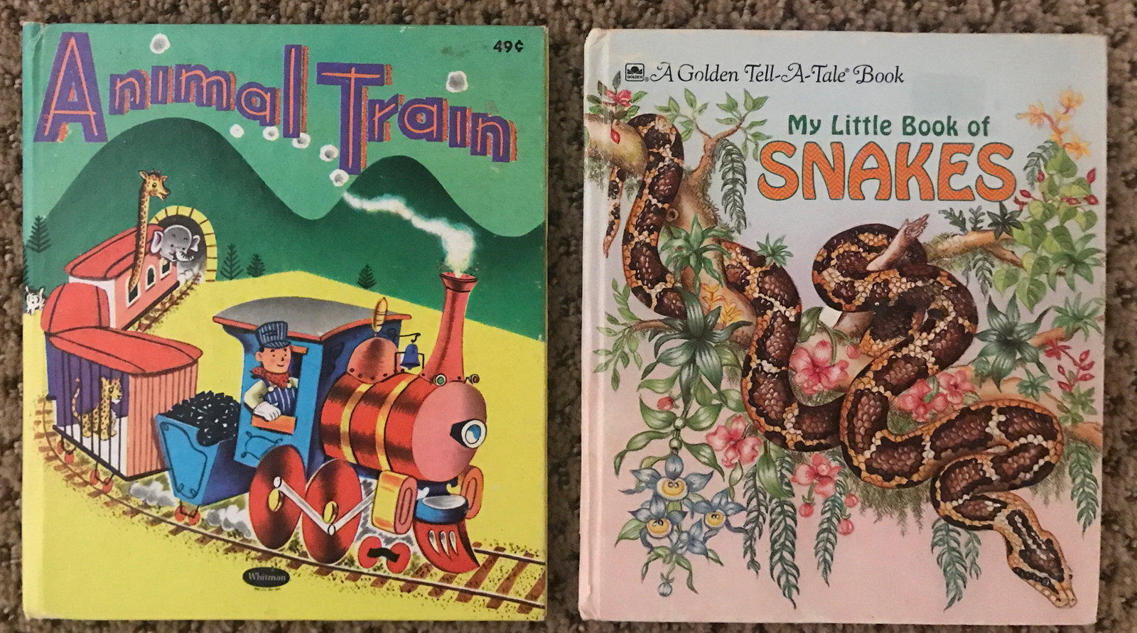 Lot Of 2 Vintage Tell-a-Tale Books