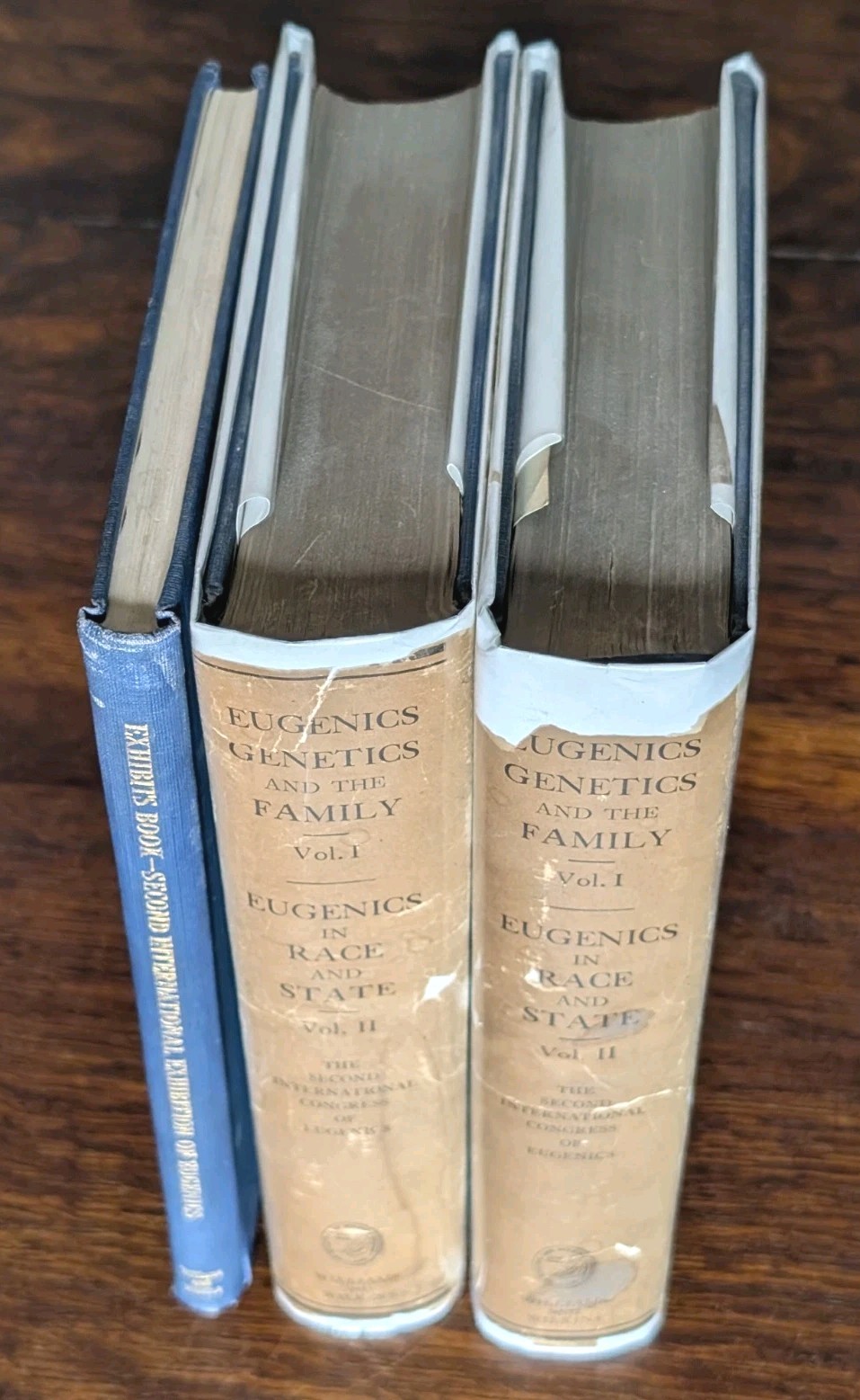 Proceedings 2nd International Congress of Eugenics Vol 1&2 + Exhibits Book 1923