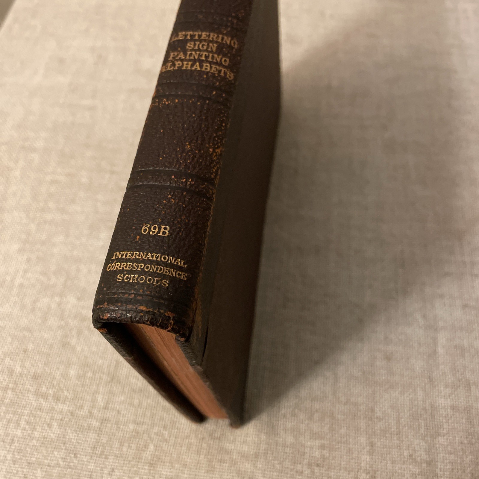 ICS Reference Library 69B Lettering Sign Painting Alphabets 1906 Hardcover