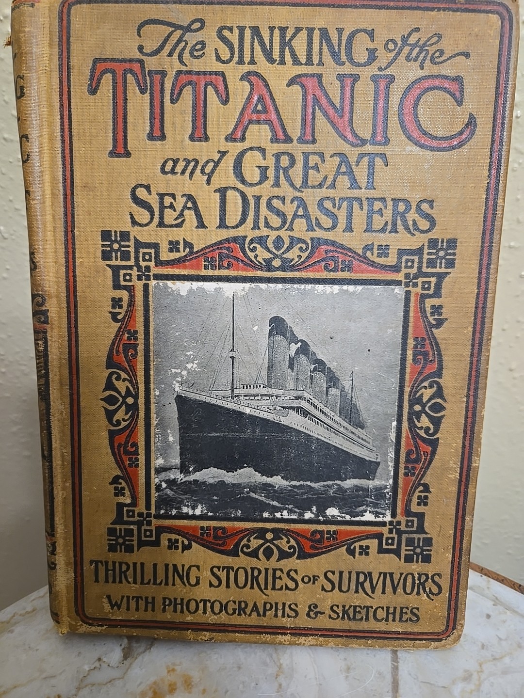 1st EDIT 1912 LOGAN MARSHALL The SINKING Of The TITANIC GREAT SEA DISASTERS Read