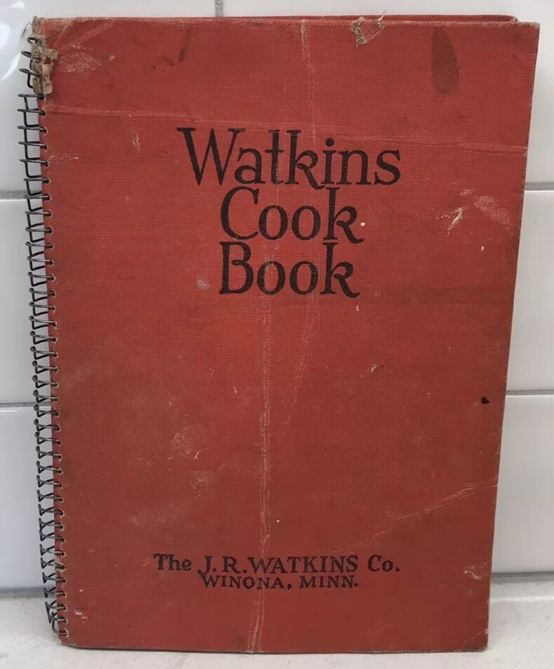 VTG 1936 Watkins Cook Book The J.R. Watkins Co Winona, Minn (Well Loved Cond)